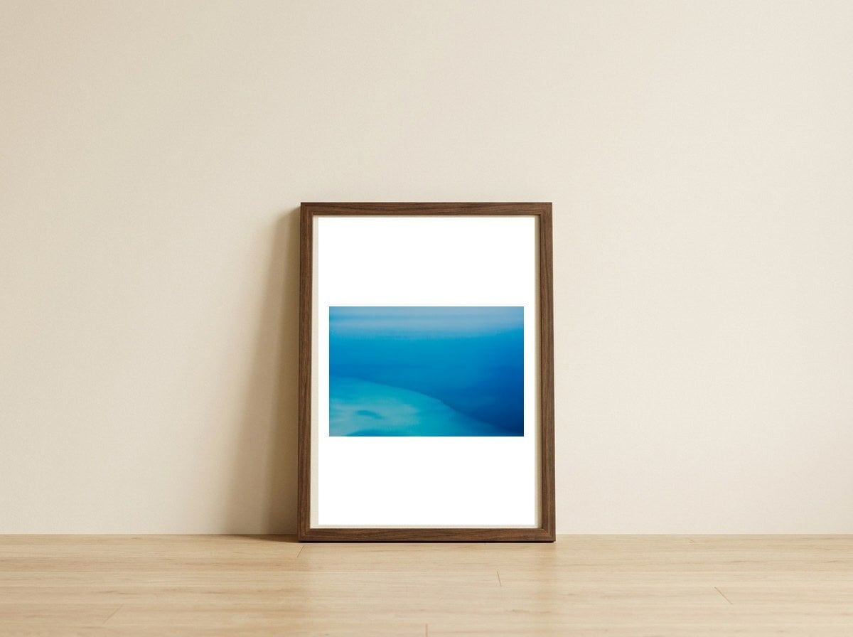 The Dead Sea — framed, leaning against the wall