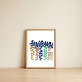 Our Joyous Land (white) — framed, leaning against the wall thumbnail