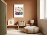 Butterflies Garden (pink) framed in a gentle room thumbnail