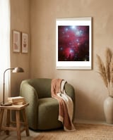 The Christmas Tree Cluster framed in a tender room thumbnail