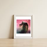 The Horsehead Nebula — framed, leaning against the wall thumbnail