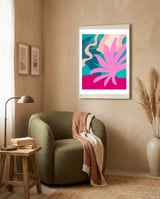 tropical impression framed in a tender room thumbnail