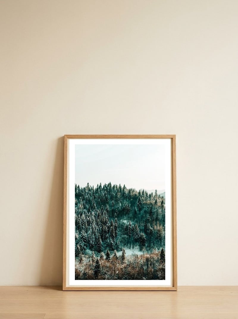 In The Wild — framed, leaning against the wall