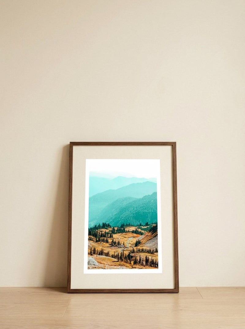 Delight Ii — framed, leaning against the wall