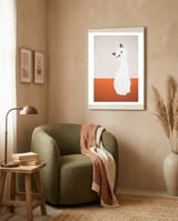 Cat doll framed in a tender room thumbnail