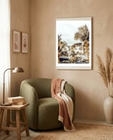 Island View framed in a tender room thumbnail