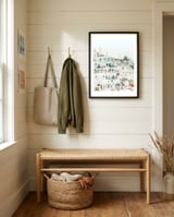 Travelers framed in a relaxed room thumbnail