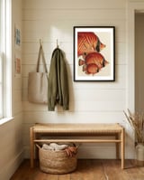 Fish Classic Designs 2 framed in a relaxed room thumbnail