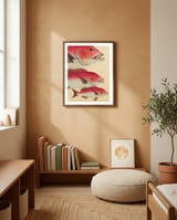 Fish Classic Designs 7 framed in a gentle room thumbnail