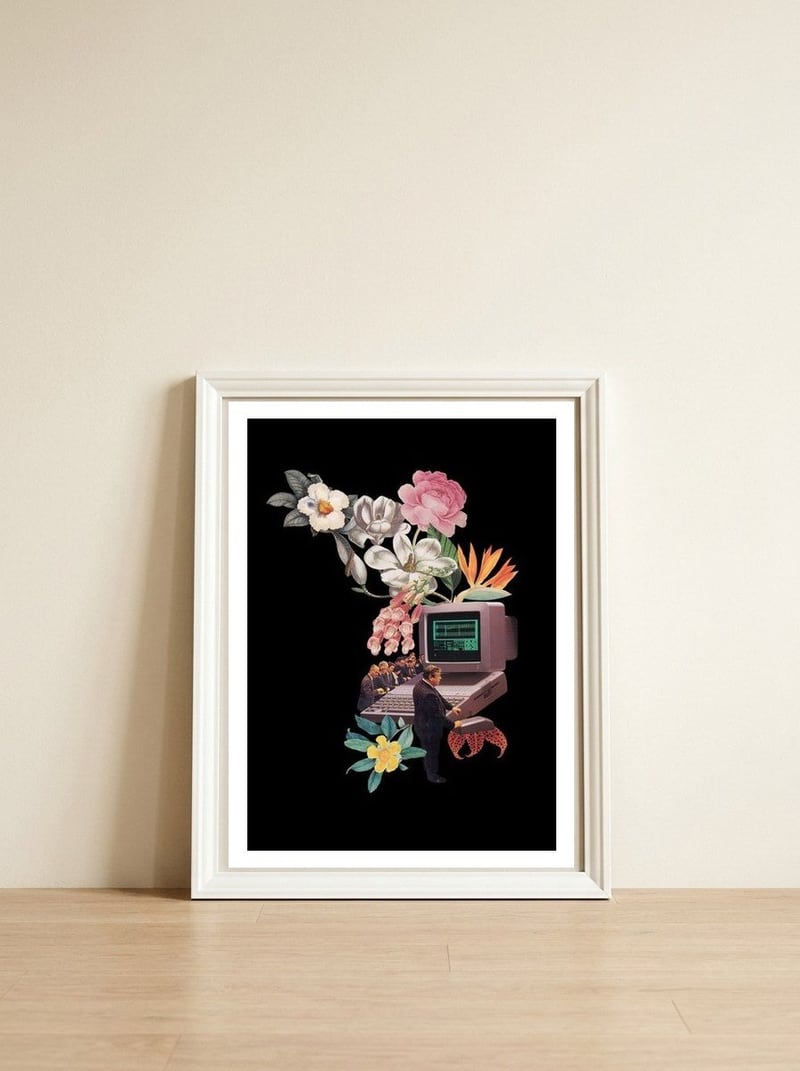 Brainstorming — framed, leaning against the wall