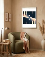 Cosmic Type framed in a tender room thumbnail