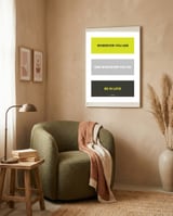 Be In Love - Rumi Quote Typography framed in a tender room thumbnail