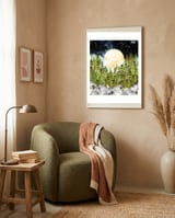Full Moon framed in a tender room thumbnail