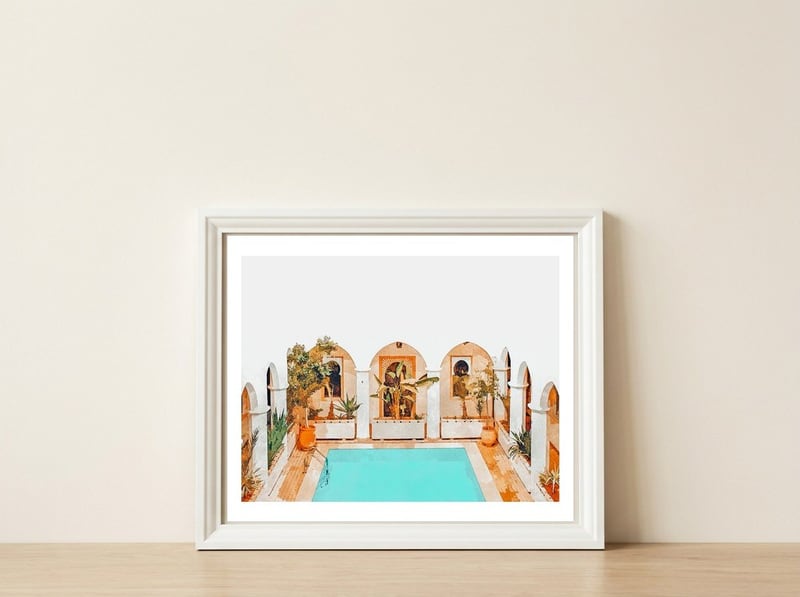 Turkish Holiday — framed, leaning against the wall