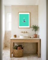 Floral Anchor framed in a breezy room thumbnail