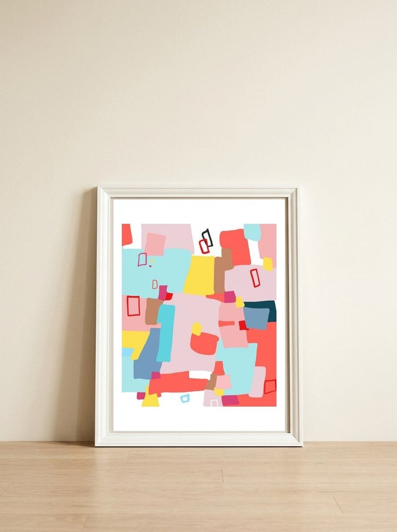 Windows Of Possibility — framed, leaning against the wall