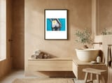 Smiley framed in a serene room thumbnail