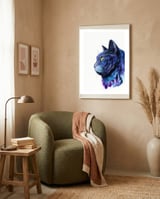 Cat framed in a tender room thumbnail