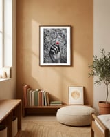 Red Heart framed in a gentle room thumbnail