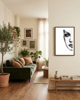 Face framed in a grounding room thumbnail