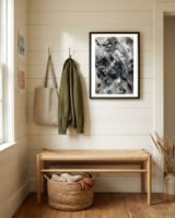Abstract framed in a relaxed room thumbnail