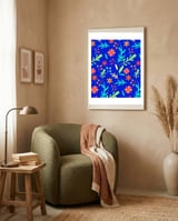 Blue Garden framed in a tender room thumbnail