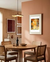 Yellow Flowers framed in a intimate room thumbnail