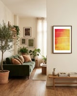 Sunset Ring framed in a grounding room thumbnail