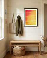 Sunset Ring framed in a relaxed room thumbnail