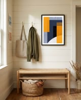 Geometric Space 1 framed in a relaxed room thumbnail