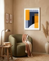 Geometric Space 1 framed in a tender room thumbnail