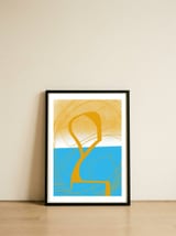 Tangerine — framed, leaning against the wall thumbnail