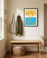 Tangerine framed in a relaxed room thumbnail
