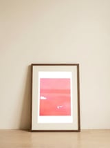 Pink Beach — framed, leaning against the wall thumbnail