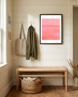 Pink Beach framed in a relaxed room thumbnail