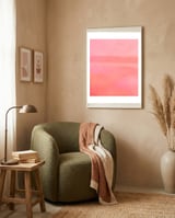 Pink Beach framed in a tender room thumbnail