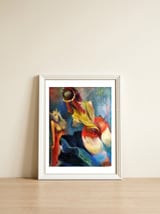 Angel & Devil 29x23cm — framed, leaning against the wall thumbnail