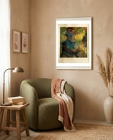 Angels.acryl.25x23cm framed in a tender room thumbnail