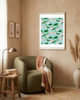 Lotus Love II framed in a tender room thumbnail