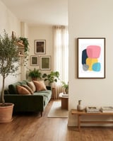 Abstrato III framed in a grounding room thumbnail