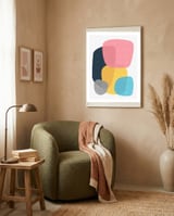 Abstrato III framed in a tender room thumbnail