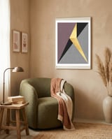 Geometric Plans VI framed in a tender room thumbnail