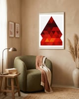 Art of cubes VI framed in a tender room thumbnail
