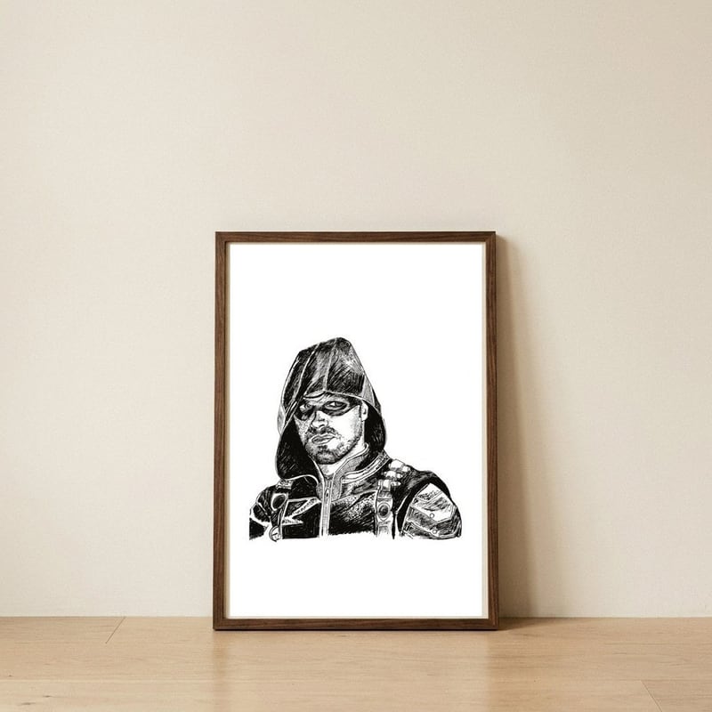  The Arrow  — framed, leaning against the wall