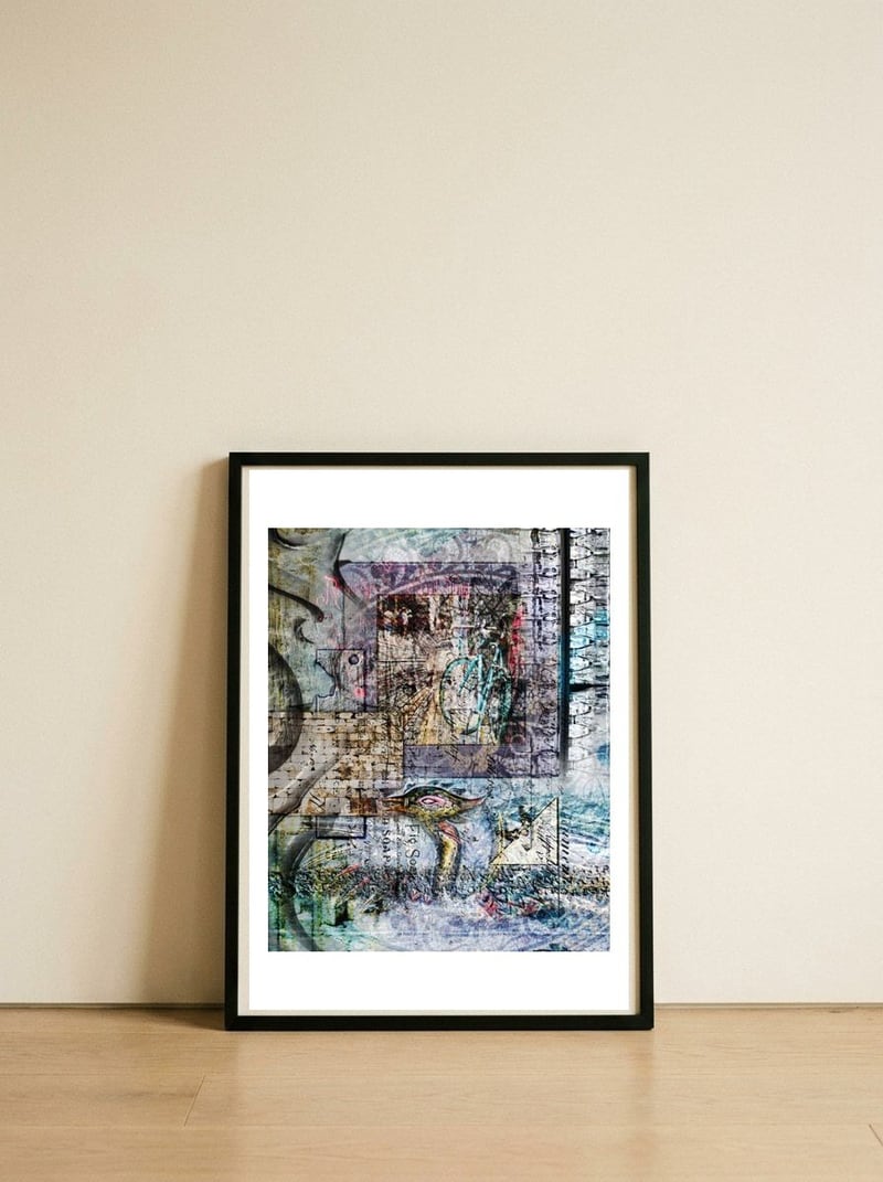 The Cellar — framed, leaning against the wall
