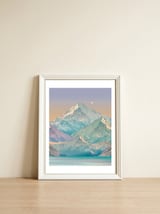Pastel Landscape — framed, leaning against the wall thumbnail