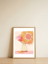 Summer Bouquet — framed, leaning against the wall thumbnail