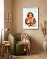 Curvy & Happy framed in a tender room thumbnail