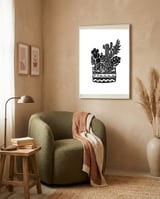 Botanical Pot  framed in a tender room thumbnail
