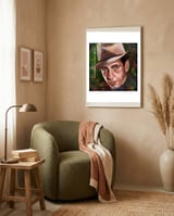 Humphrey Bogart framed in a tender room thumbnail